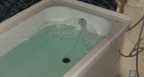 Установкой акрилового вкладыша | Горки Ленинские